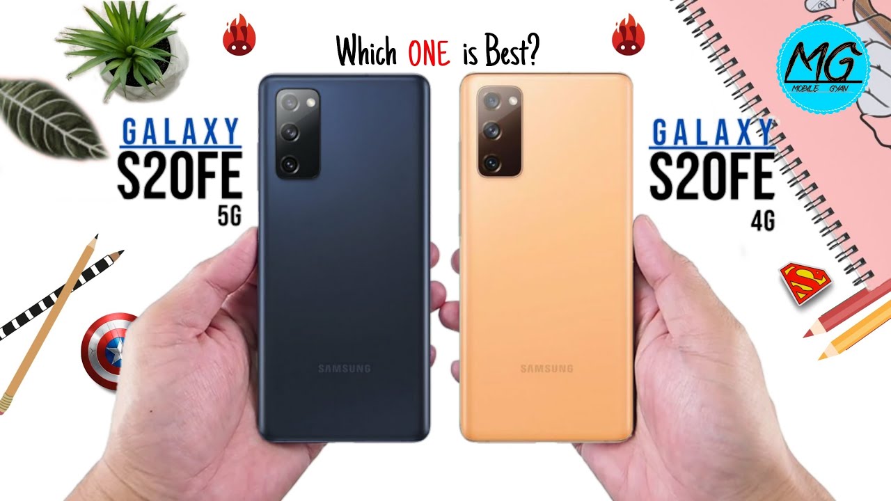 Сравнение Samsung Galaxy S20 И S20fe