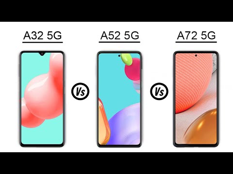 Samsung A32 A52 A72 Сравнение