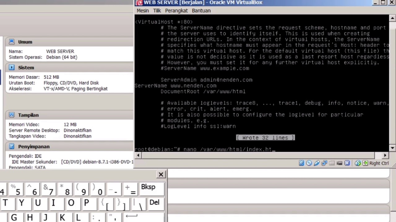 Cara Instalasi Linux Debian Serta Konfigurasi Dns Web Server My Xxx Hot Girl