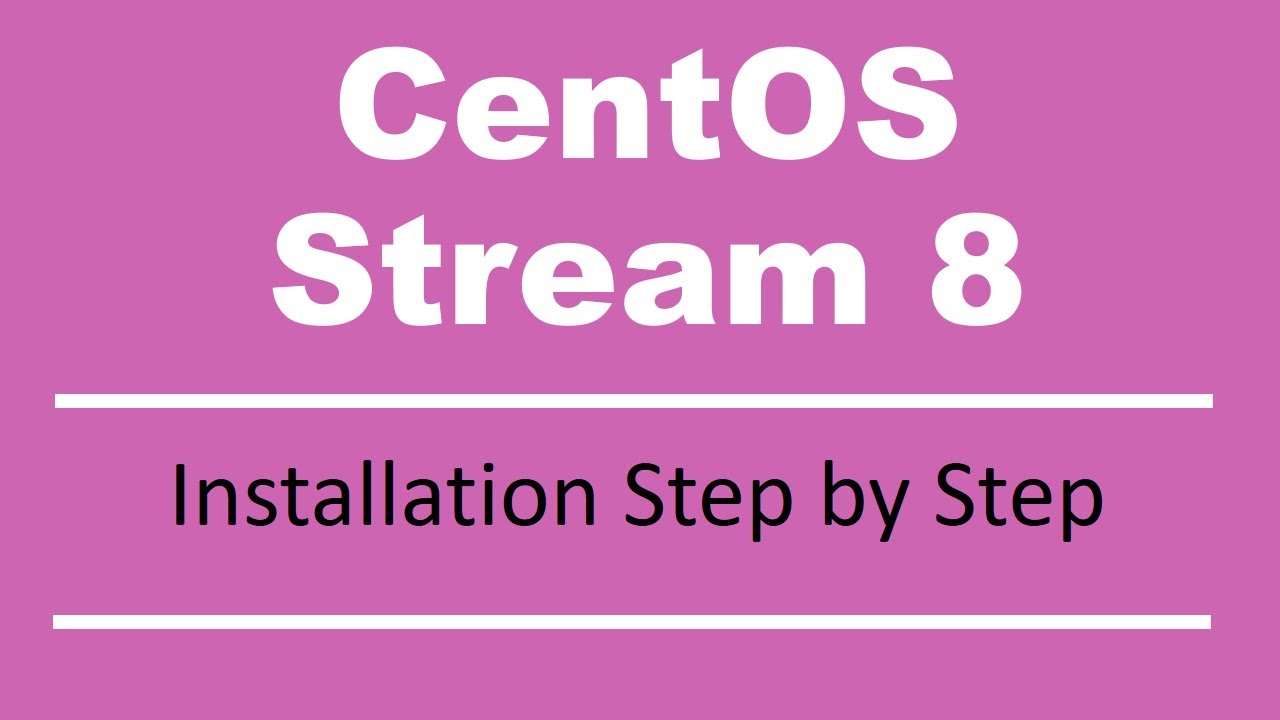 Linux Os Install Steps Centos Installation Guide Centos Install