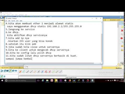 Cara Membuat Dhcp Server Dengan Mudah Di Cisco Packet Tracer