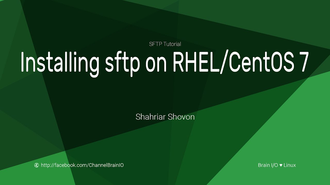 Install Sftp Server Rhel 8