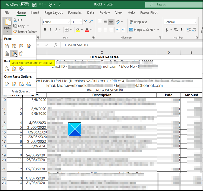 Cells Formatting Option