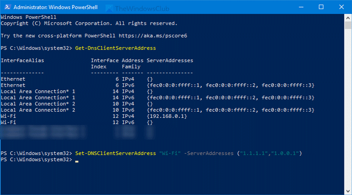 Change Dns Server Command Line