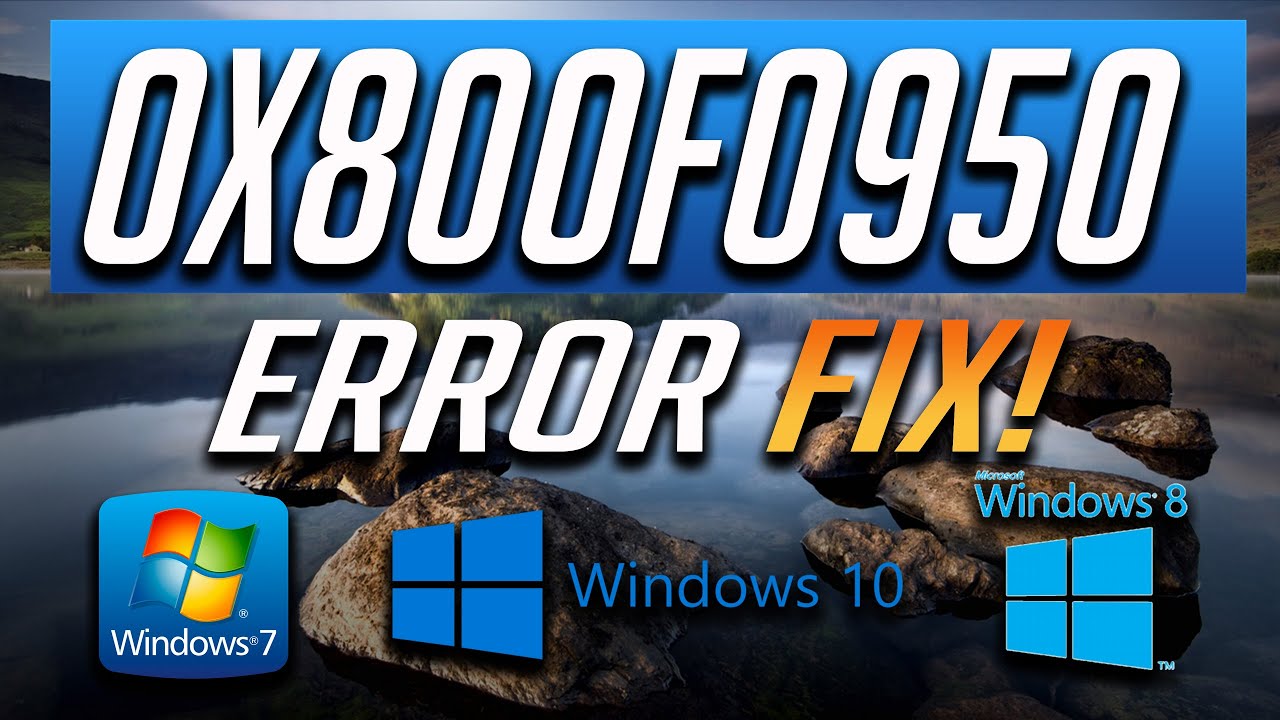 Fix Net Framework 3 5 Error 0x800f0950 On Windows 10 2020 