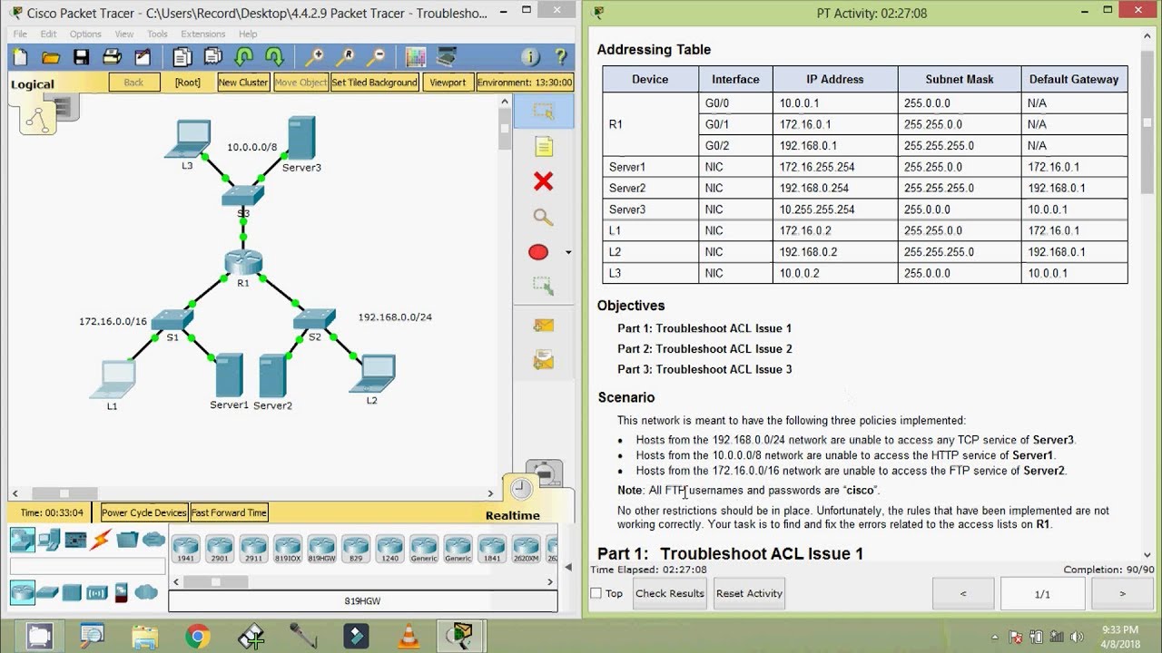 packet tracer router physical view 2019
