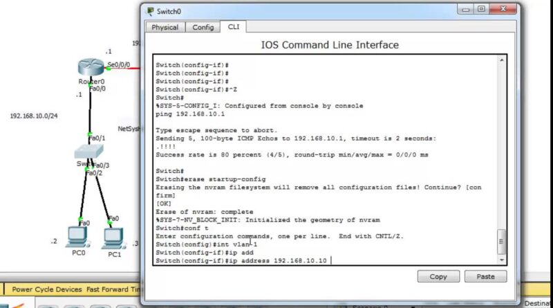 Assign Ip Address To Cisco Switch Assign Ip Address To Vlan