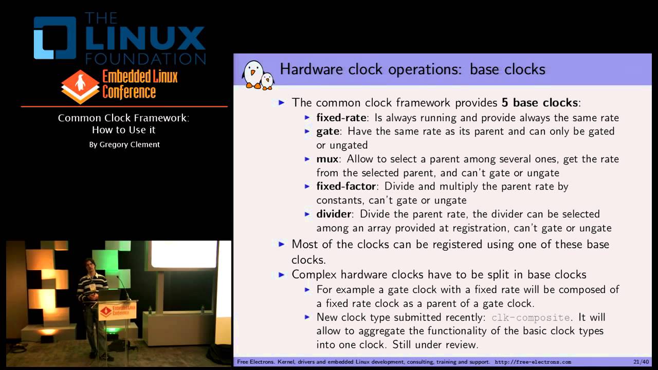 Embedded Linux Conference 2013 Common Clock Framework How to use it