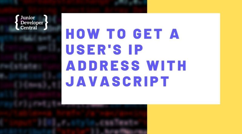 javascript get ip address of local machine