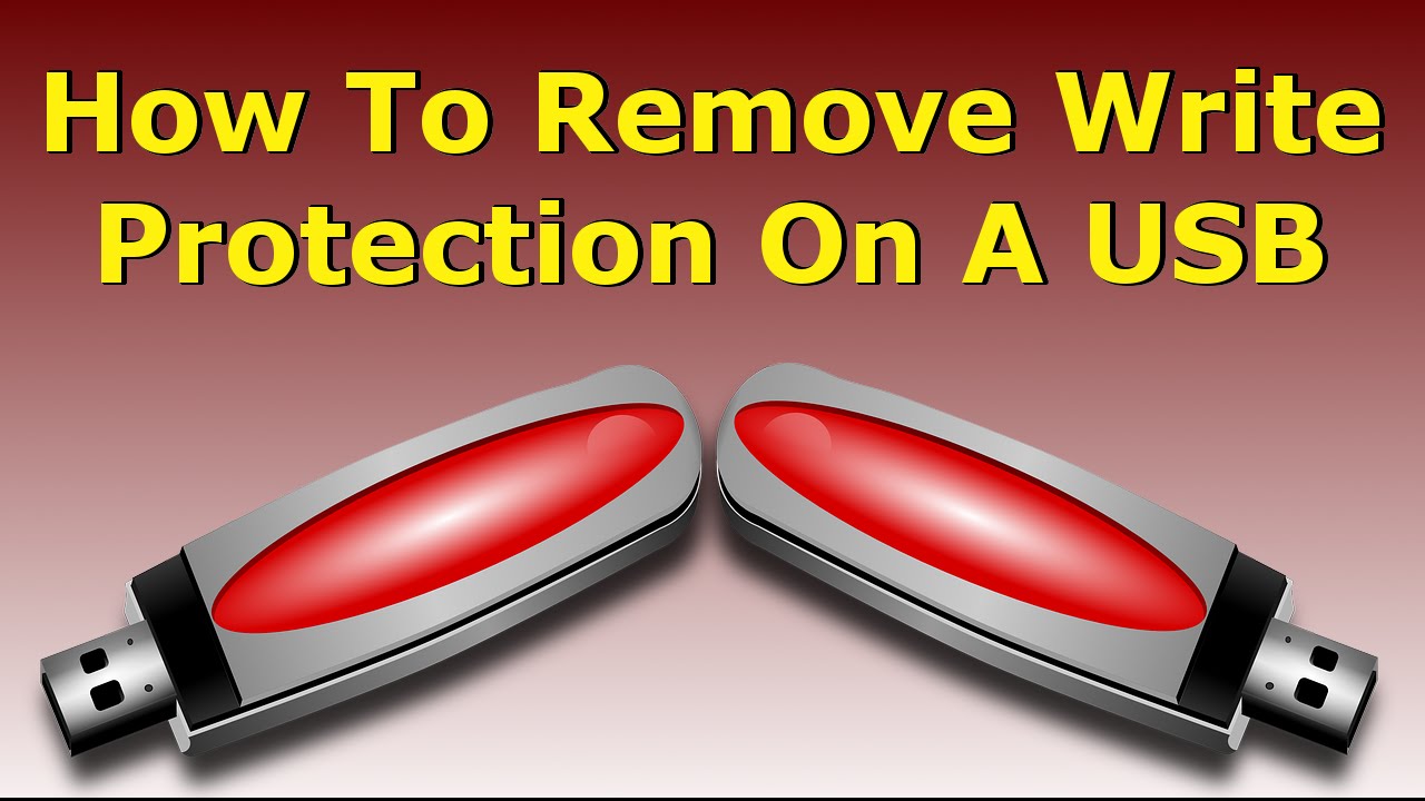 How To Remove Write Protection On A USB Drive In Windows