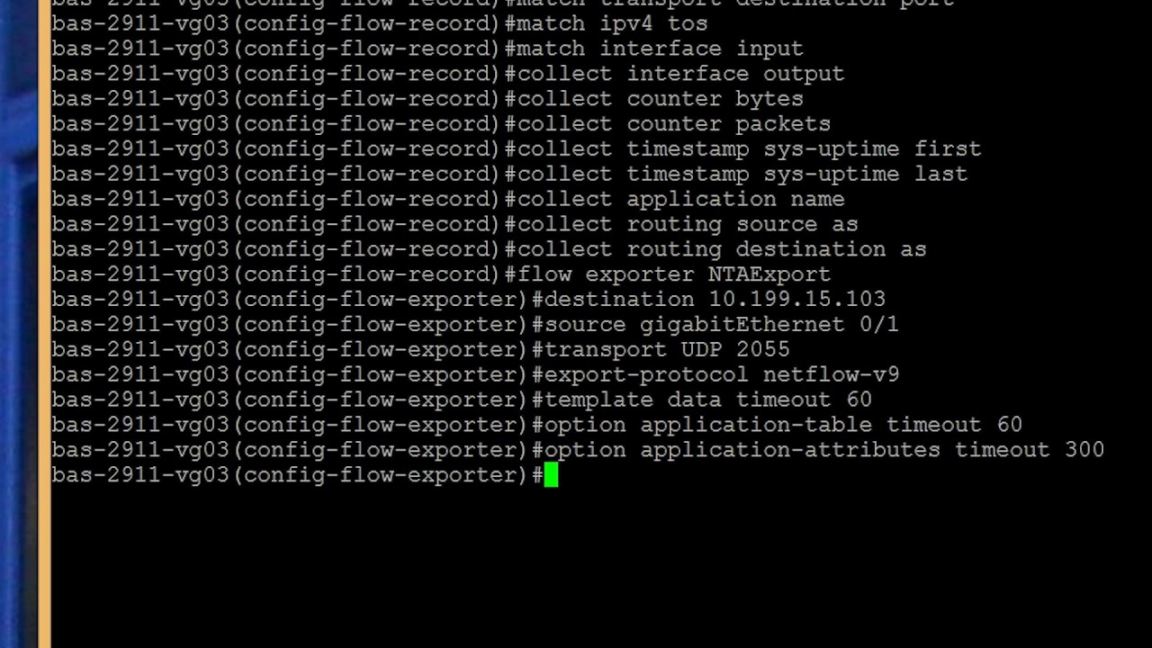 How to Configure NetFlow for Cisco Routers and Switches Running IOS