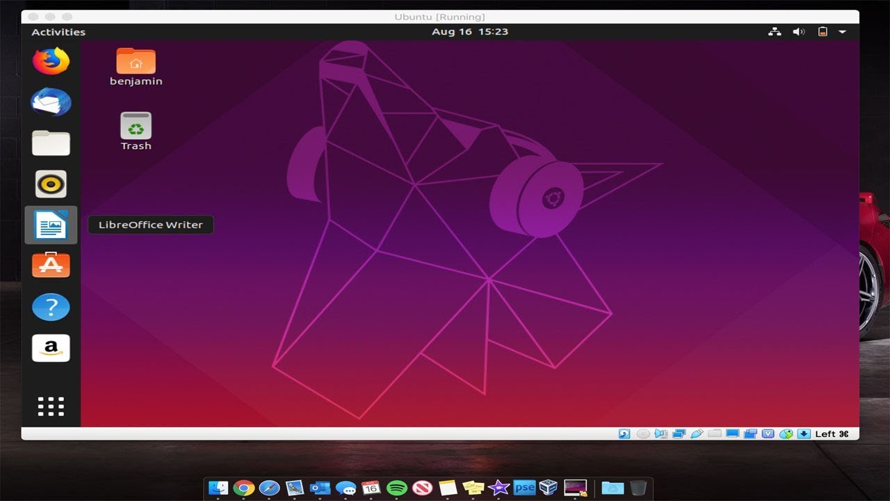 install linux on mac virtualbox