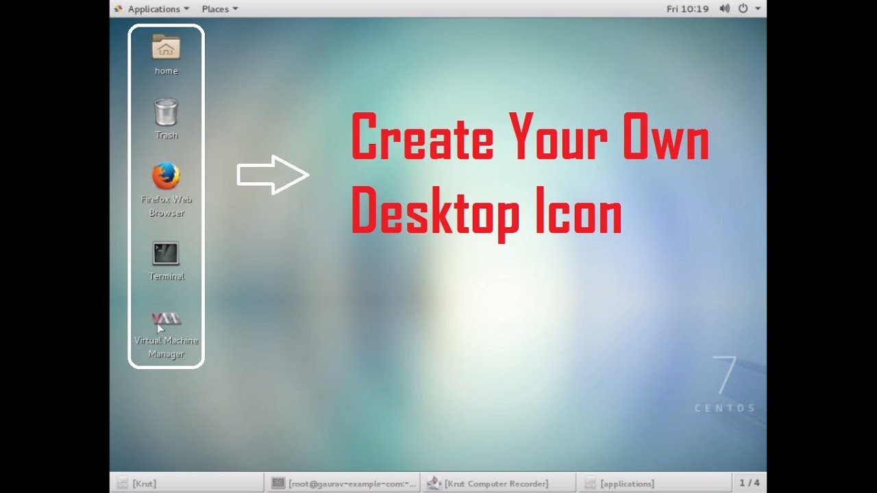 create desktop icon for desktopok