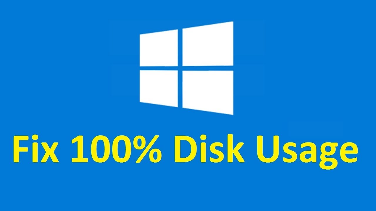 How to fix 100% disk usage windows 7,8,8.1,10