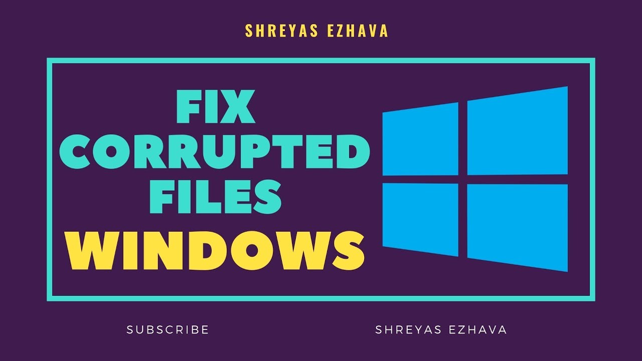 how to repair corrupt files windows 10