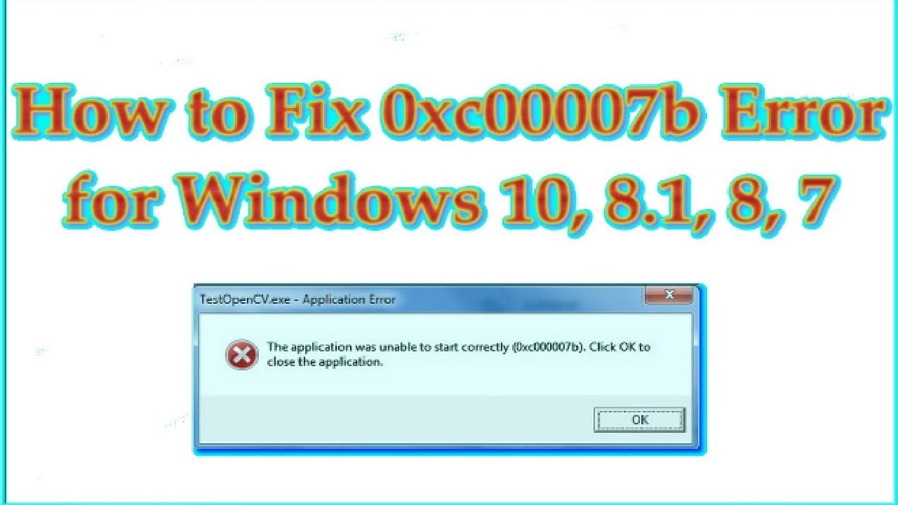 Ошибка 0xc000007b windows 7 x64 как исправить