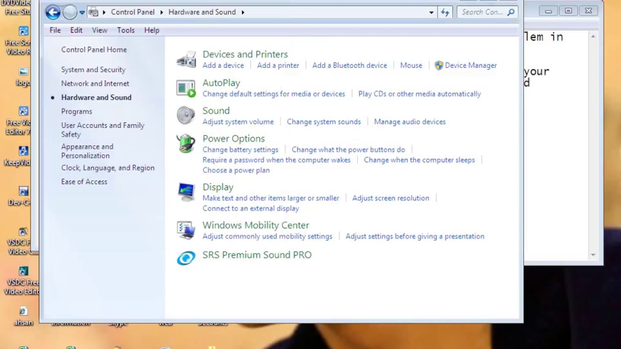 How to fix sound problem in windows 7