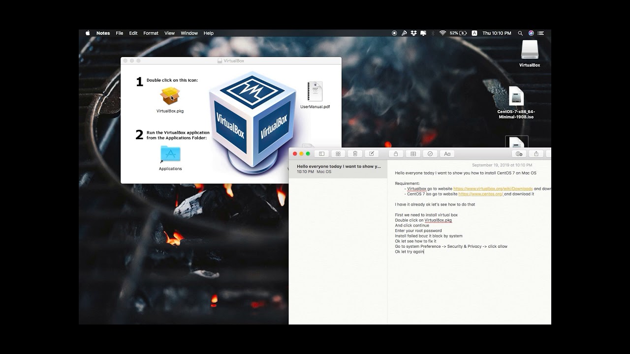 how to use virtual box in windows 10 for mac os
