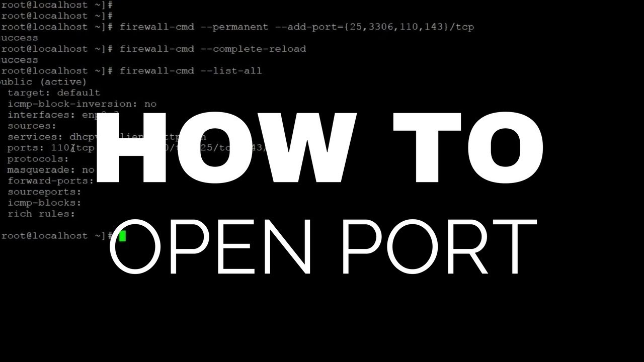 how-to-open-port-in-centos-rhel-7-8