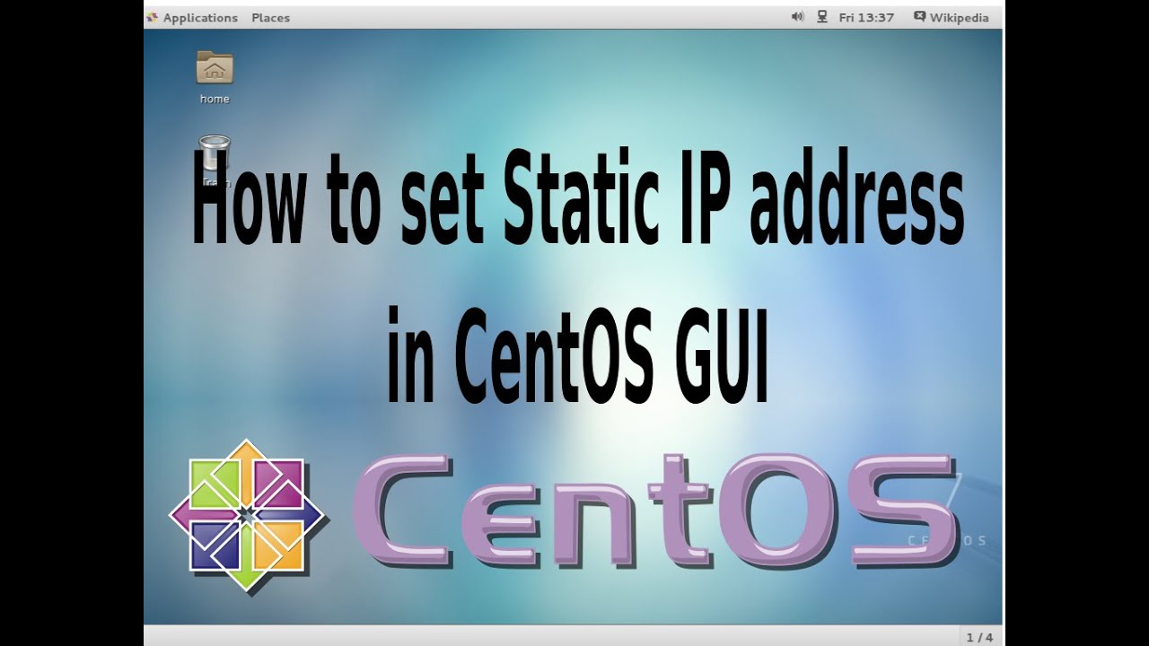 how-to-set-static-ip-address-in-centos-gui-easy