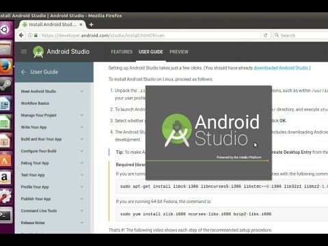 android studio ubuntu install