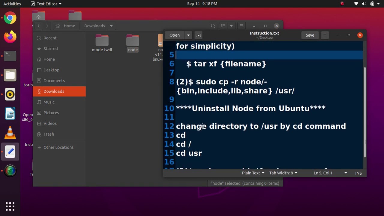 ubuntu tar xz