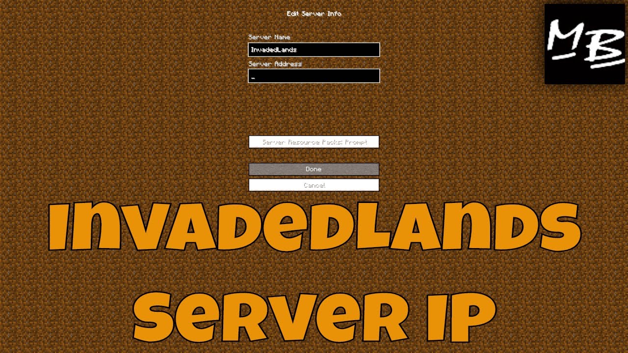 Minecraft InvadedLands Server IP Address