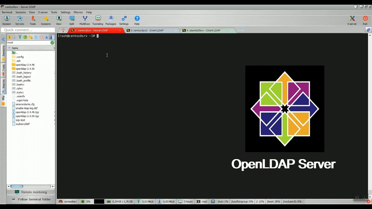 Openldap centos 7 удалить