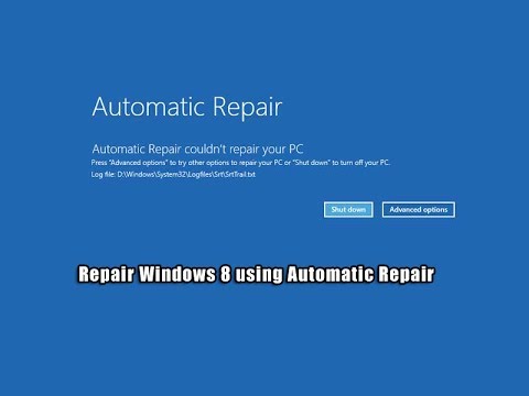 prepare automatic repair windows 8