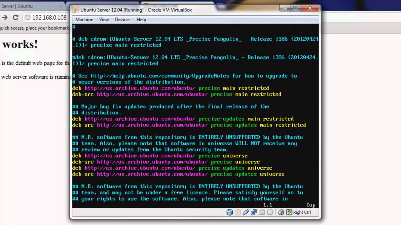 install apache mysql phpmyadmin ubuntu 18.04