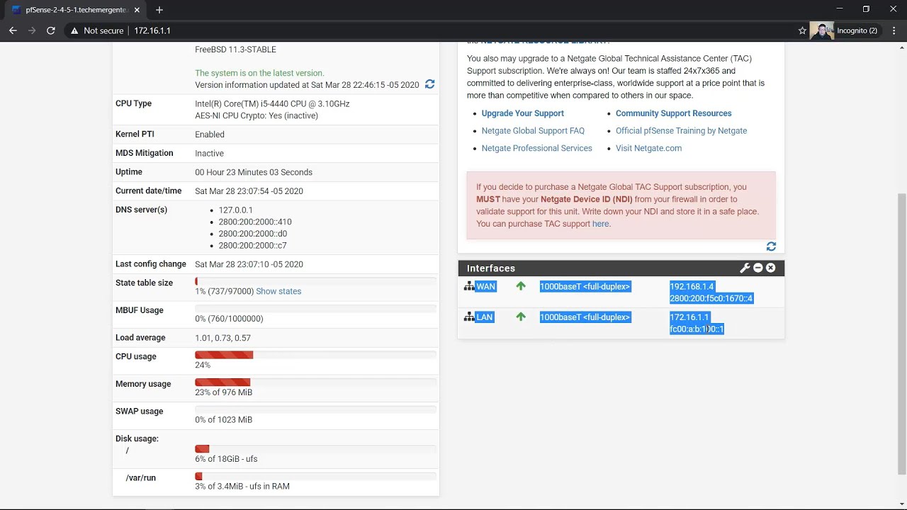 Pfsense аналоги на linux