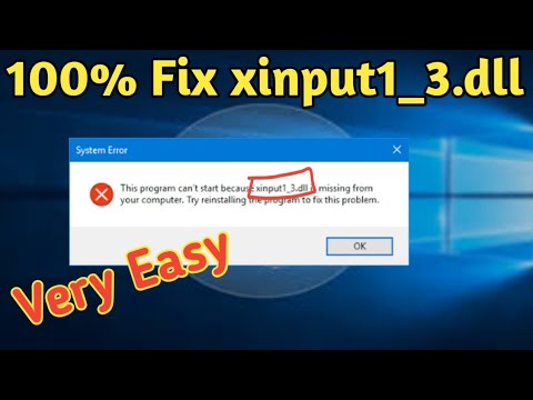 Xinput1 4 dll что это за ошибка как исправить windows 7