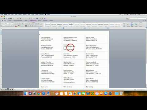 how to do a mail merge in word youtube