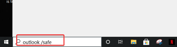 safe mode outlook