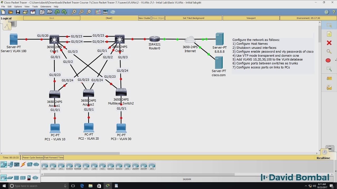 Cisco packet tracer sample network download