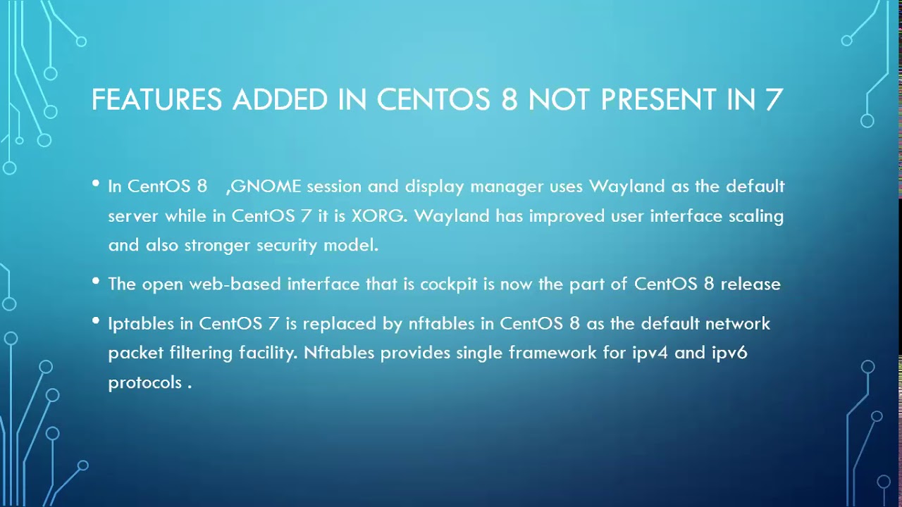 Centos 7 centos 8 отличия