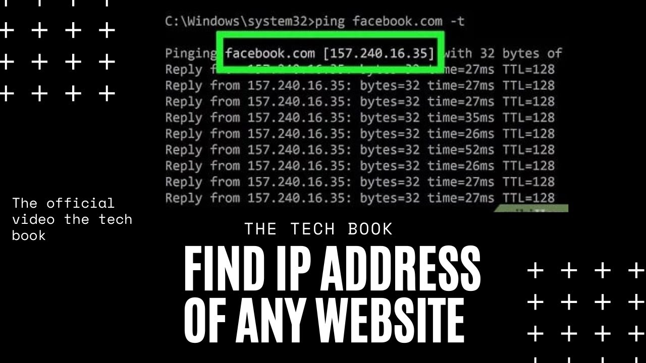 How To Find IP Address Of Any Website Using CMD