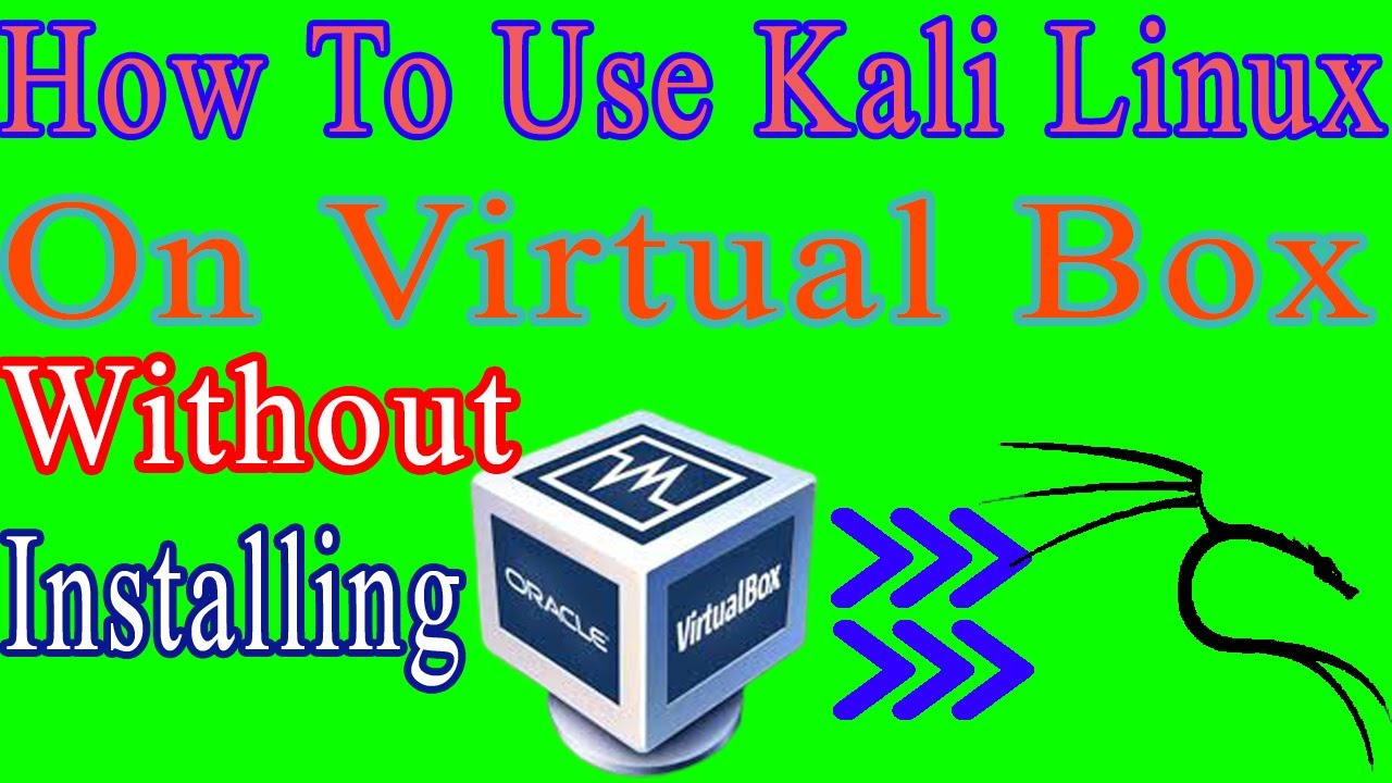 kali linux virtualbox install