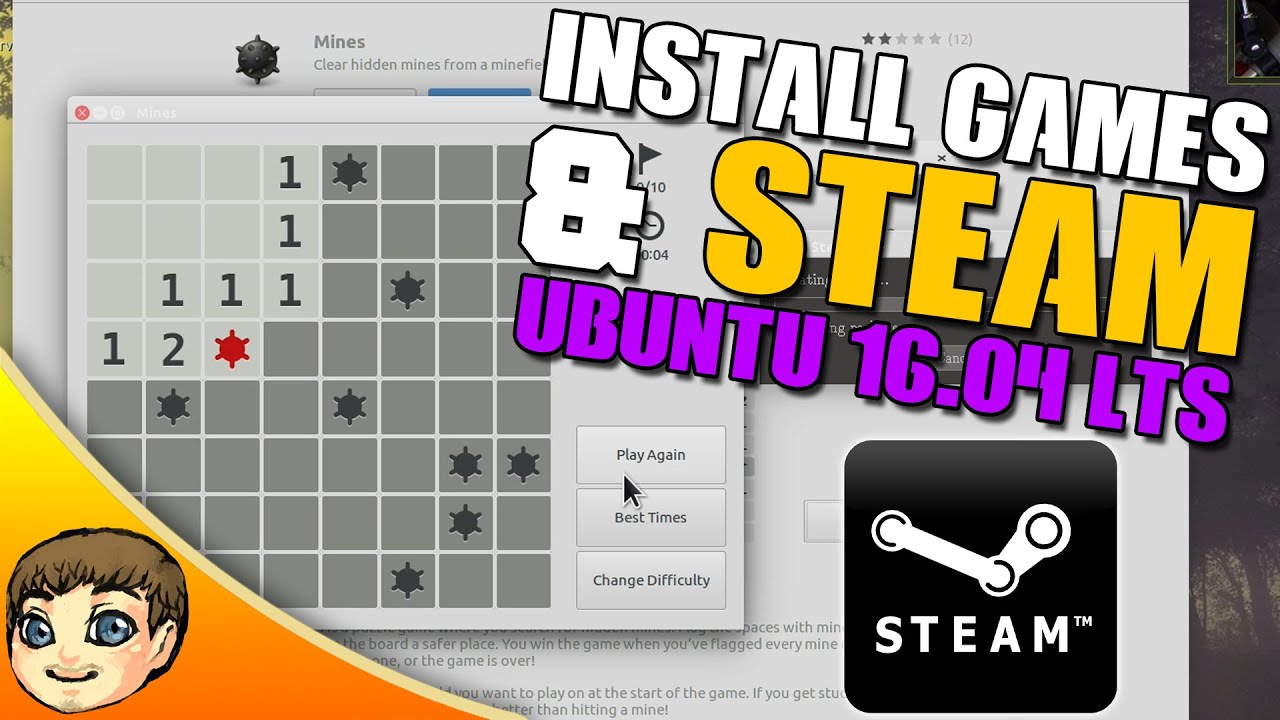 How to Download Games & Steam Games in Ubuntu // Ubuntu 16.04 Tips