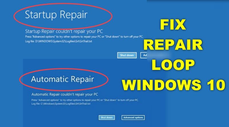 How to Fix Automatic Startup Repair Loop in Windows 10 - 7 Easy Ways