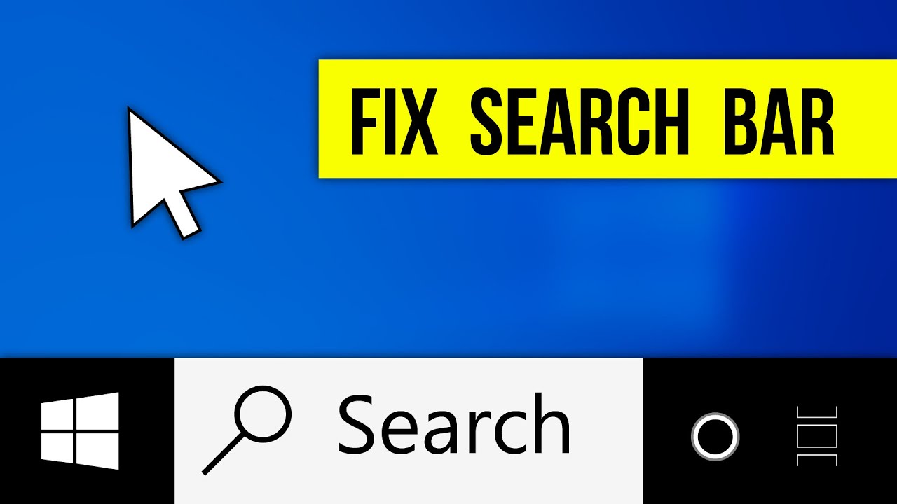 How To Fix Search Bar Not Working In Windows 10 Easiest Ways 