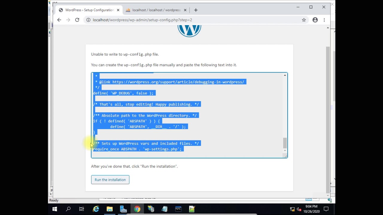 Установка и настройка wordpress на windows server 2012 r2