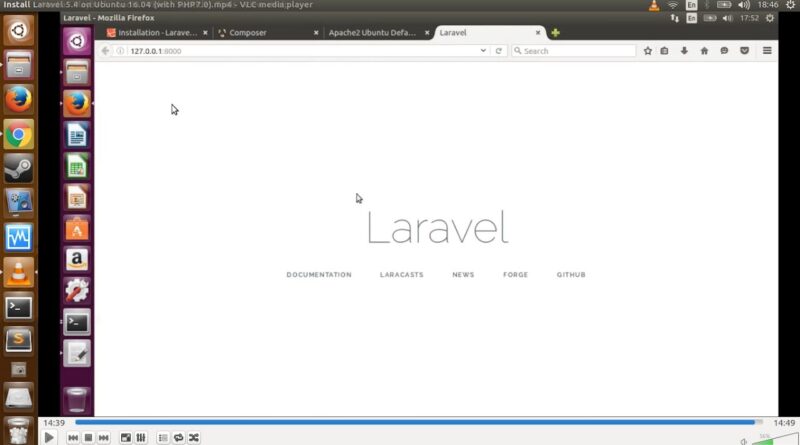 Laravel команда не найдена ubuntu