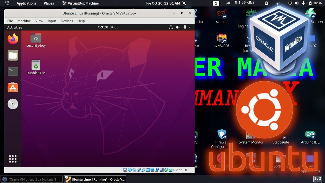 Install Ubuntu on Virtualbox | Pentesting Lab Virtualbox > BENISNOUS