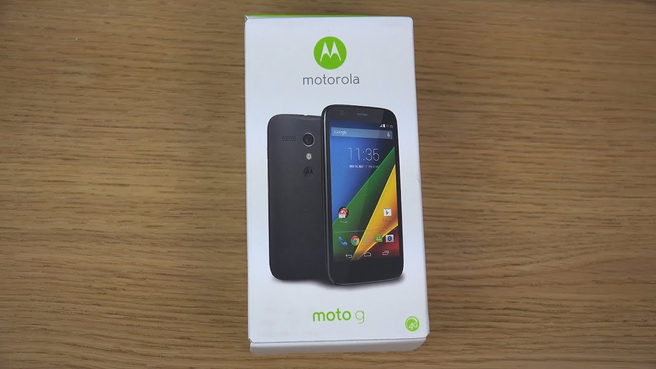 Motorola Moto G 4G LTE - Unboxing (4K)