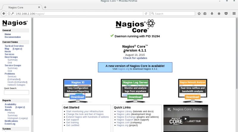 Nagios установка и настройка centos 7