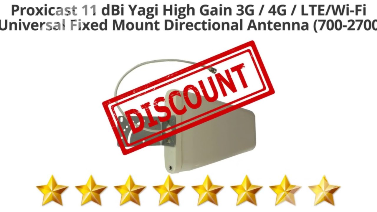 Proxicast Dbi Yagi High Gain G G Lte Wi Fi Universal Fixed Review And Discount