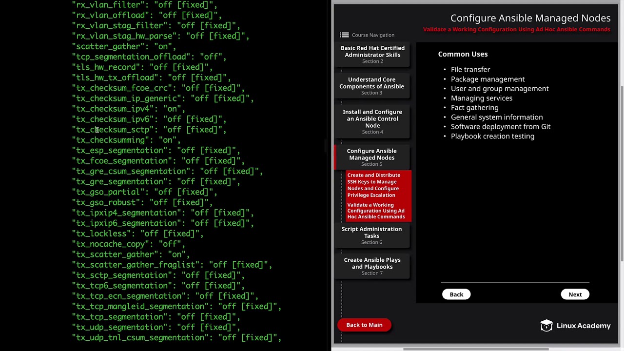 Validate A Working Configuration Using Ad Hoc Ansible Commands In 