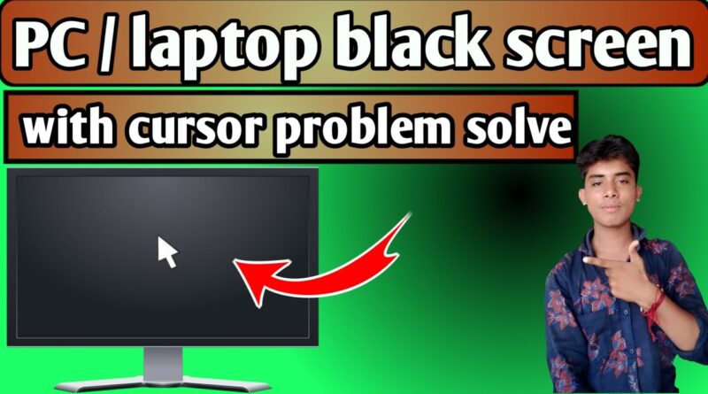 computer doesn't open black screen fix windows 7 | computer bleck