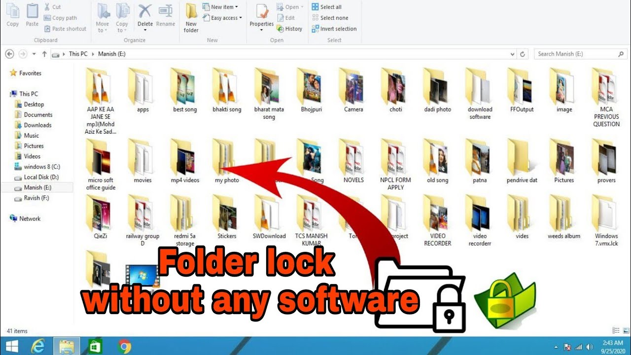 dropbox lock folder with password